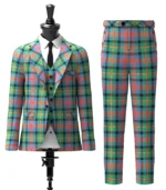 Logan Tartan Suit Front