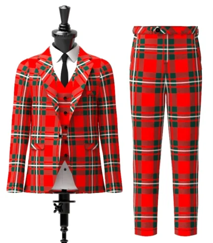 Macgregor Tartan Suit Front