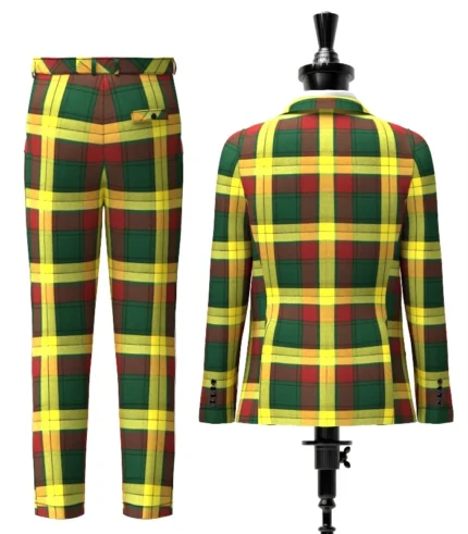 Macmillan Tartan Suit Back