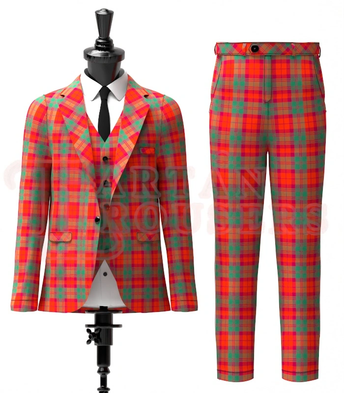 Macnab Tartan Suit Front Macnab Tartan Suit Front