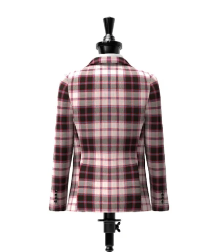 Macpherson Hunting Tartan Jacket Back