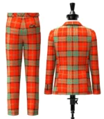 Maxwell Tartan Suit Back