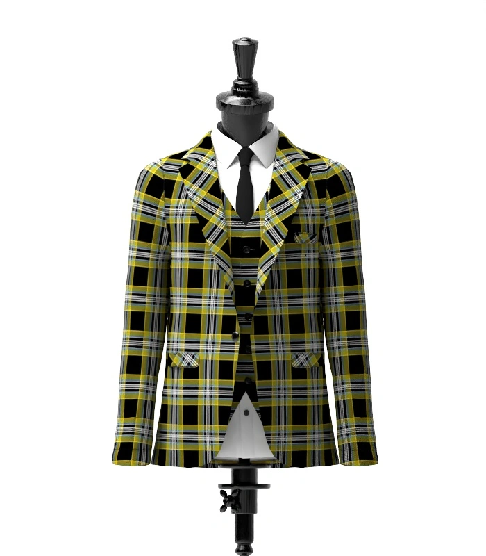 McIntyre Collegium Tartan Jacket Front McIntyre Collegium Tartan Jacket Front