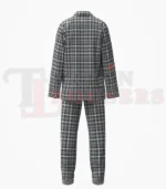 Midnight Thistle Tartan Back