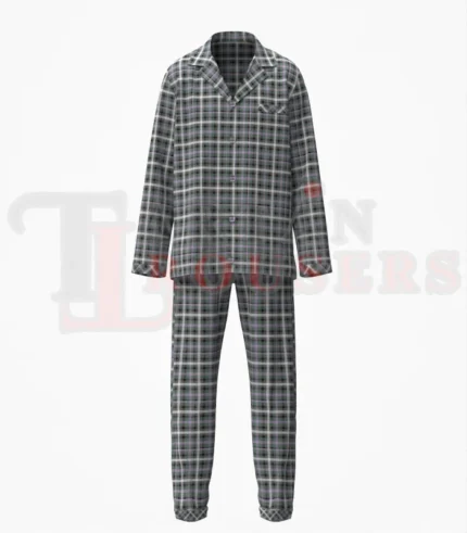 Midnight Thistle Tartan Front