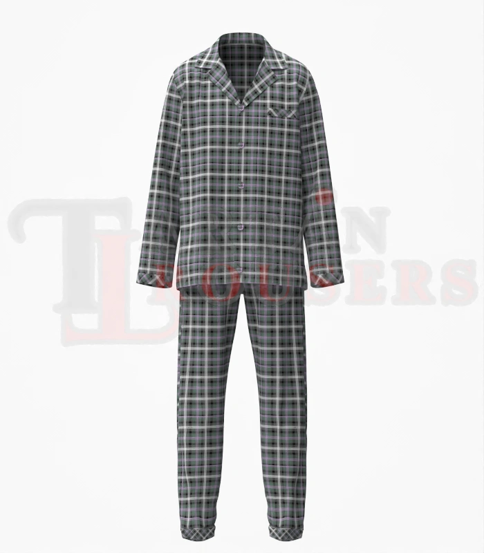 Midnight Thistle Tartan Front Midnight Thistle Tartan Front