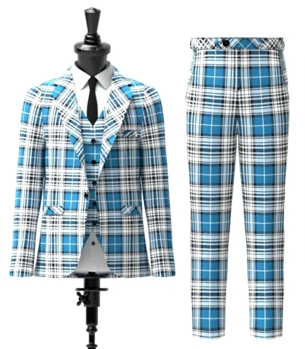 Napier Tartan Suit Front