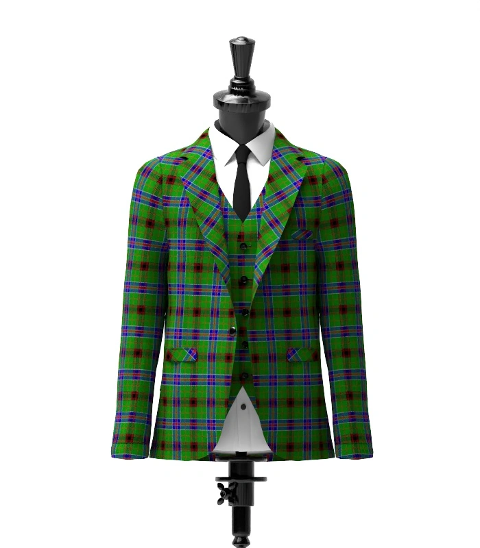 Princess Diana Tartan Jacket Front Princess Diana Tartan Jacket Front