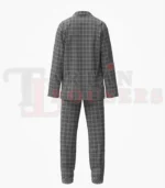 Scott Black and Grey Tartan Pyjamas Set - Image 2