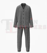 Scott Black and Grey Tartan Front