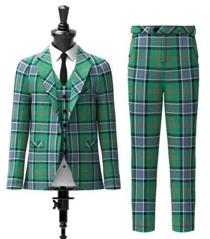 Sinclair Tartan Suit Front