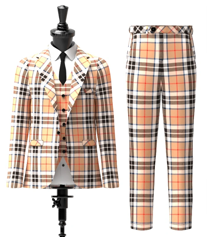 Thomson Tartan Suit Front Thomson Tartan Suit Front