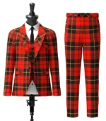 Wallace Tartan Suit Front