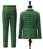 Welsh Tartan Suit Back