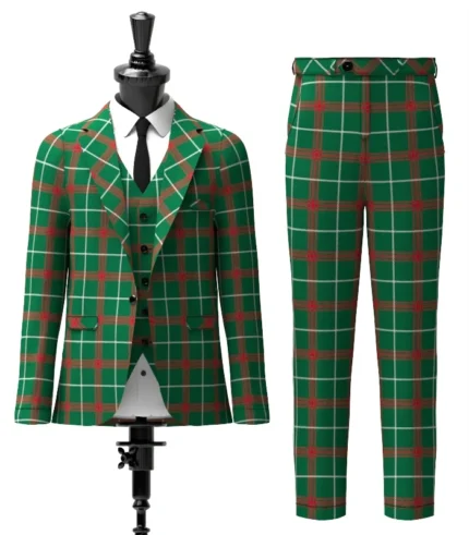 Welsh Tartan Suit Front