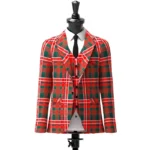 Wilson Clan Tartan Jacket Front