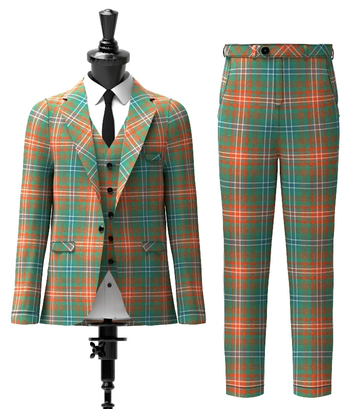 Wilson Tartan Suit Front Wilson Tartan Suit Front