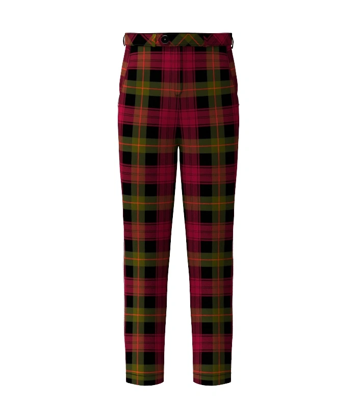 Booth Tartan Trouser Front Booth Tartan Trouser Front