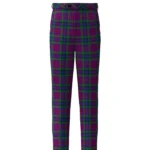 Braid Tartan Trouser Front