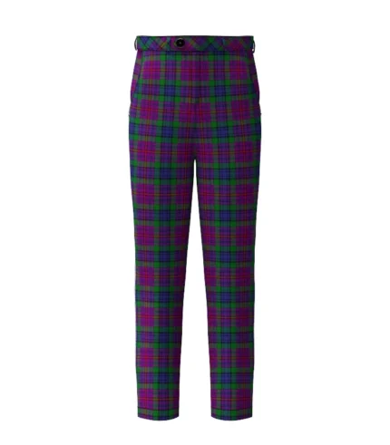 Braid Tartan Trouser Front