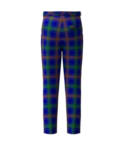 Burt Family Tartan Trouser Back