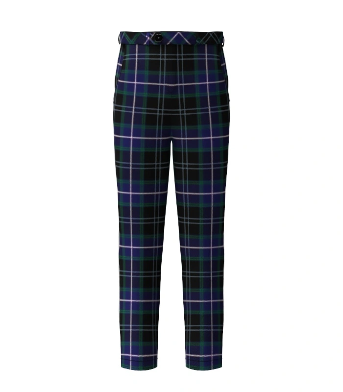 Dugan Tartan Trouser Front Dugan Tartan Trouser Front