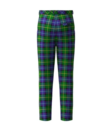 East Lothian Tartan Trouser Back