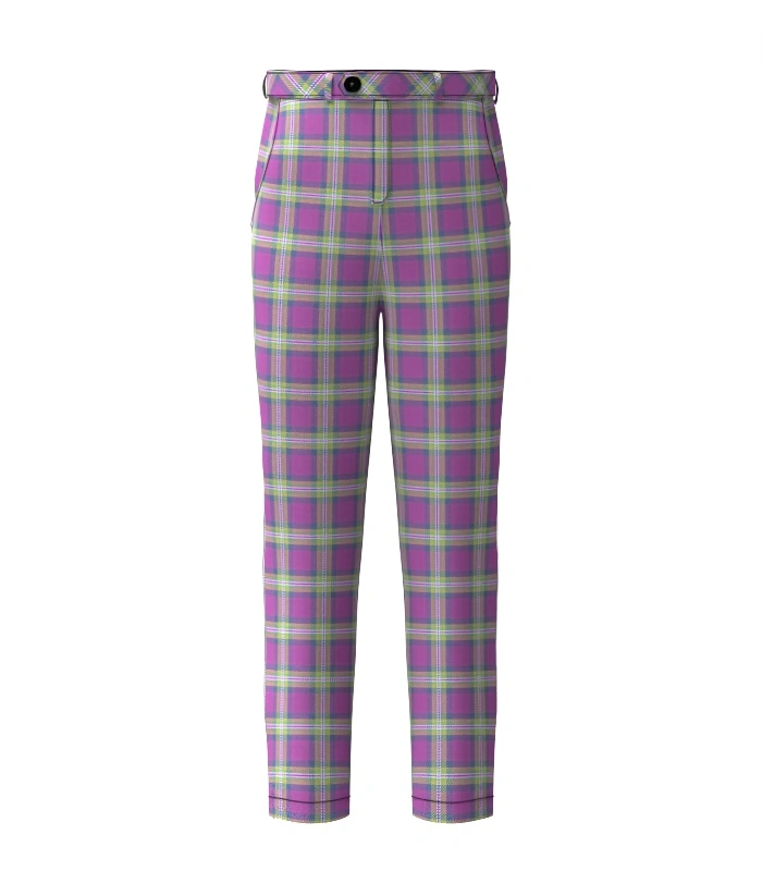 Pride of Dornoch Tartan Trouser Front Pride of Dornoch Tartan Trouser Front