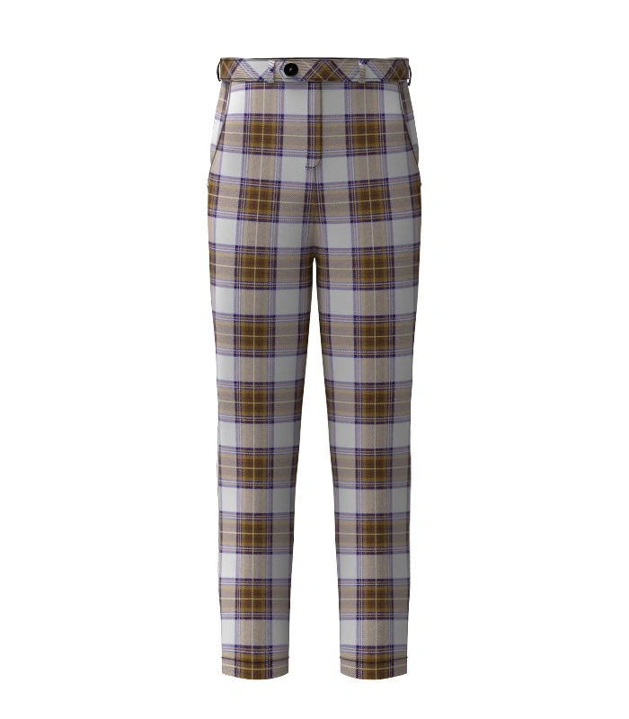 Renfrew Tartan Trouser Front Renfrew Tartan Trouser Front