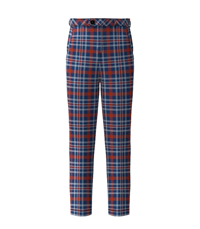 Water of Life Society Tartan Trouser Front Water of Life Society Tartan Trouser Front