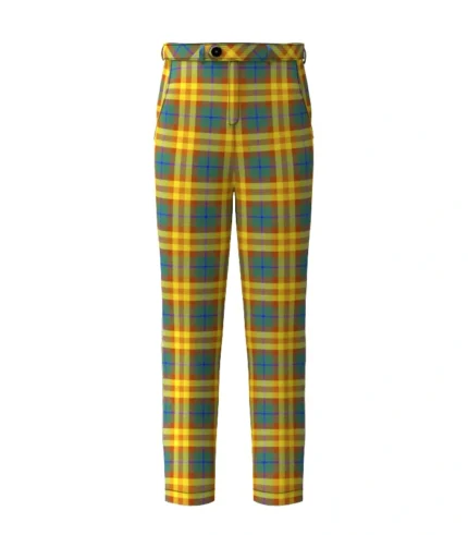 Wild Mustard Dreams Tartan Trouser Front