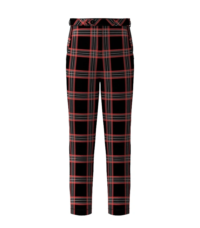 Witches of Scotland Tartan Trouser Front Witches of Scotland Tartan Trouser Front