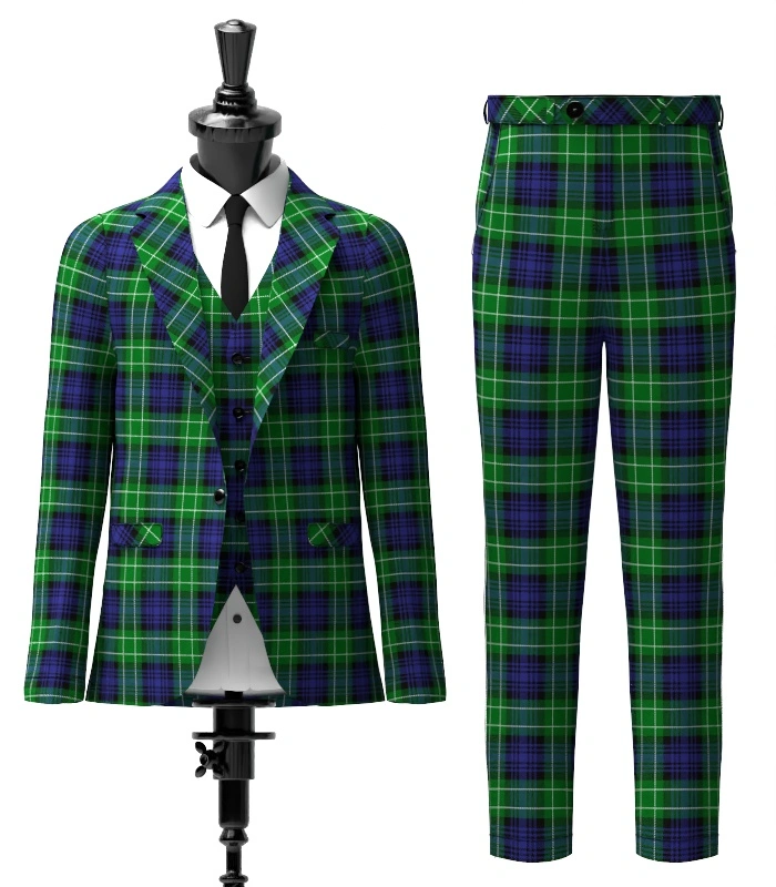 Abercrombie Tartan Suit Front Abercrombie Tartan Suit Front