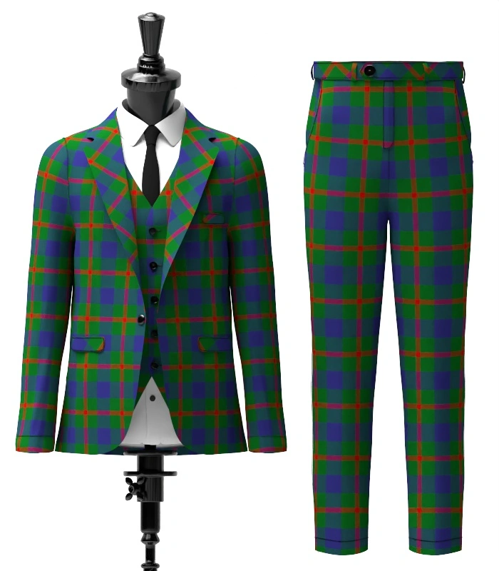 Agnew Tartan Suit Front Agnew Tartan Suit Front