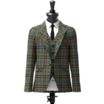 Antrim County Tartan Jacket Front