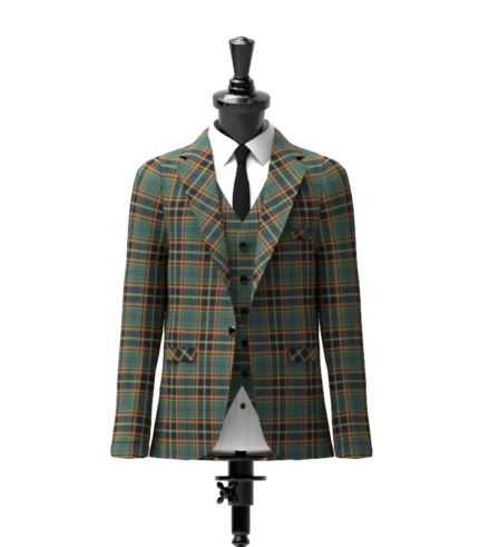 Antrim County Tartan Jacket Front