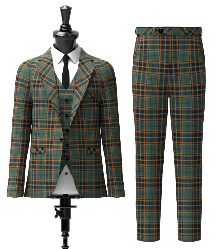 Antrim County Tartan Suit Front Antrim County Tartan Suit Front