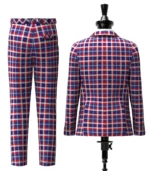Auld Alliance Tartan Suit Back