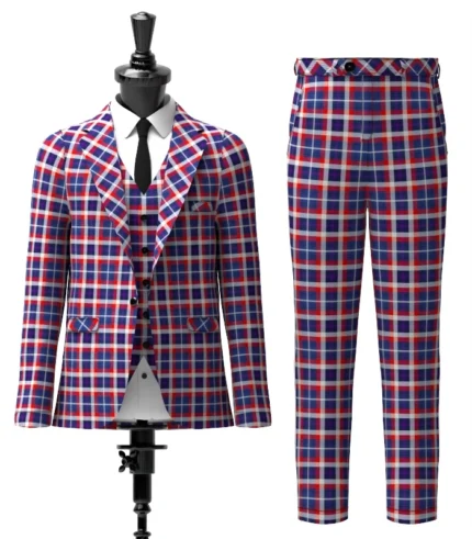 Auld Alliance Tartan Suit Front