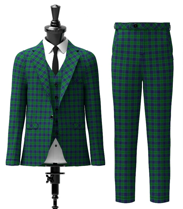 Austin Tartan Suit Front Austin Tartan Suit Front