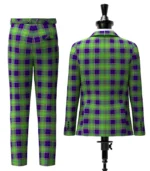 Ayrshire tartan Suit Back