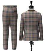 Balfour Tartan Suit Back
