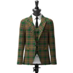 Berry Tribute Tartan Jacket Front