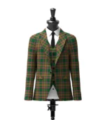 Berry Tribute Tartan Jacket Front