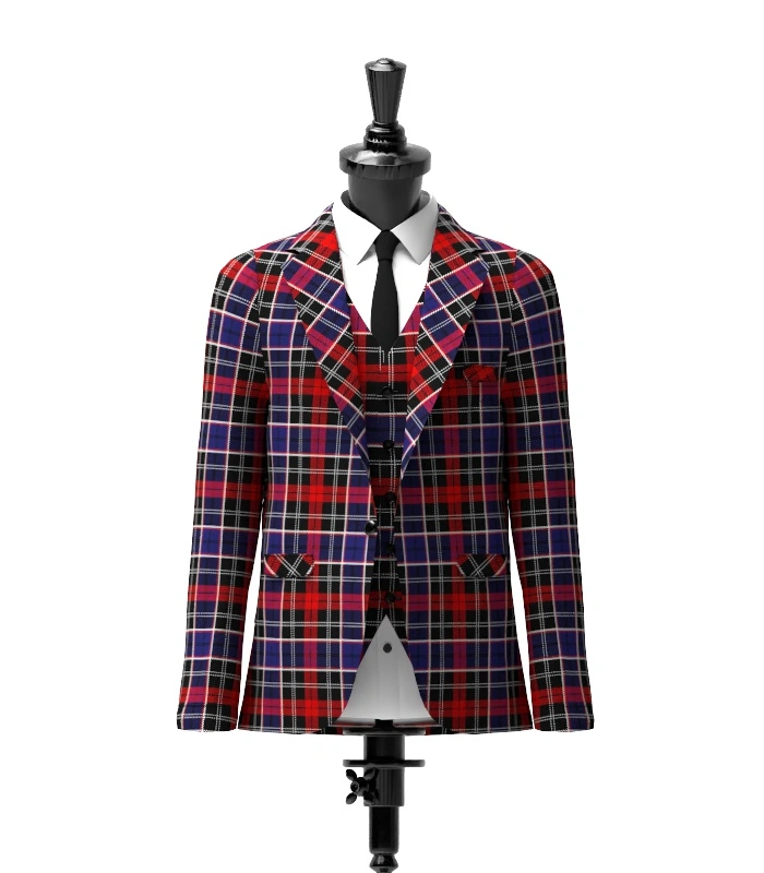 Bishop Tartan Jacket Front Bishop Tartan Jacket Front