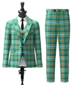 Bisset Tartan Suit Front