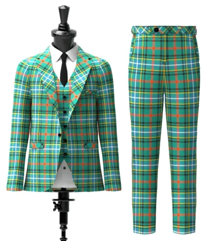 Bisset Tartan Suit Front