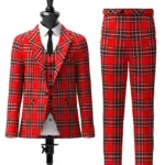 Bradley University Tartan Suit Front