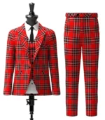 Bradley University Tartan Suit Front