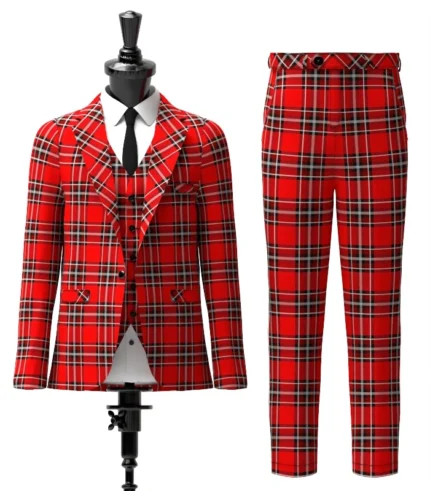 Bradley University Tartan Suit Front